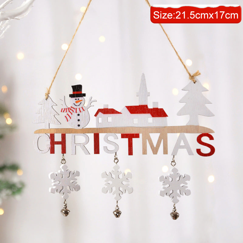 Wooden Christmas Hanging Ornament