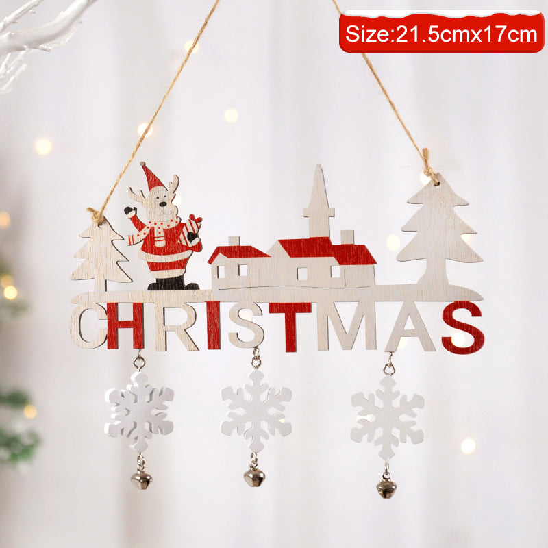 Wooden Christmas Hanging Ornament