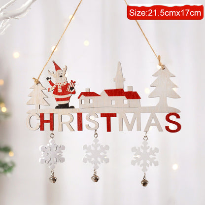 Wooden Christmas Hanging Ornament