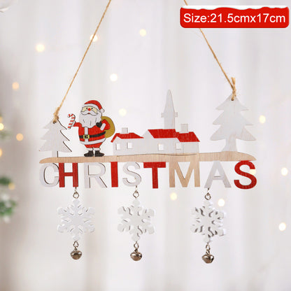 Wooden Christmas Hanging Ornament