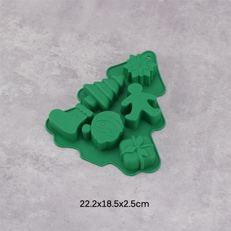 Festive Shape Silicone Molds for baking